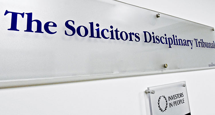 the solicitors disciplinary tribunal struck off a lawyer
